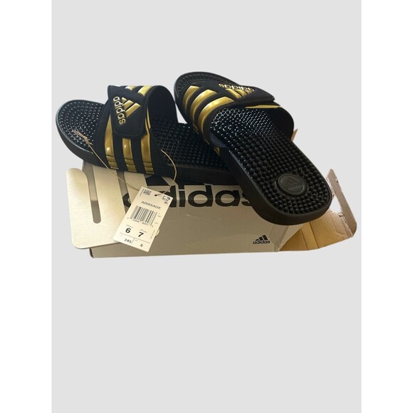 Adidas Adissage Size 6 US MEN / 7 US WMN Massage Slides...
